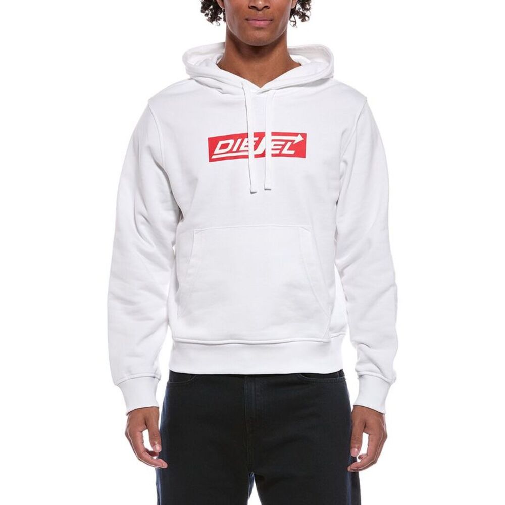 Diesel Mens Hoodie, White